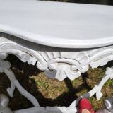 Painted wooden console