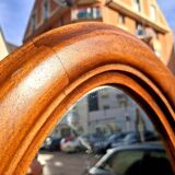 Adjustable full-length mirror for dressing room.