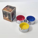 Set of 3 vintage ashtrays by Isamu Kenmochi 1970