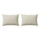 Set of 2 vintage embroidered cushion covers 41x61 cm