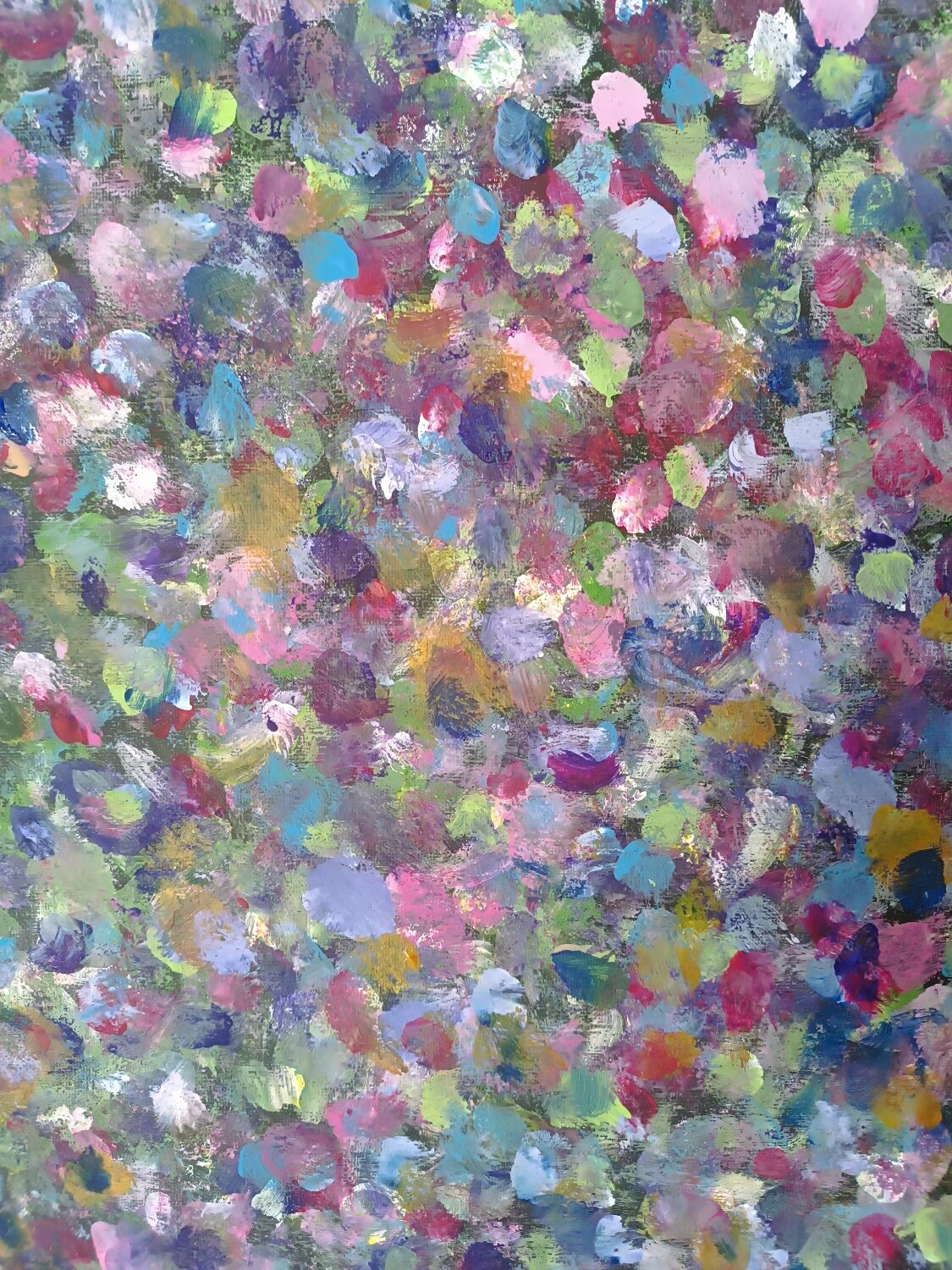 Hand painted acrylic canvas