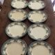 Lot 10 plates Plate Terre de Fer Bleu Moulin des Loups La Vallière