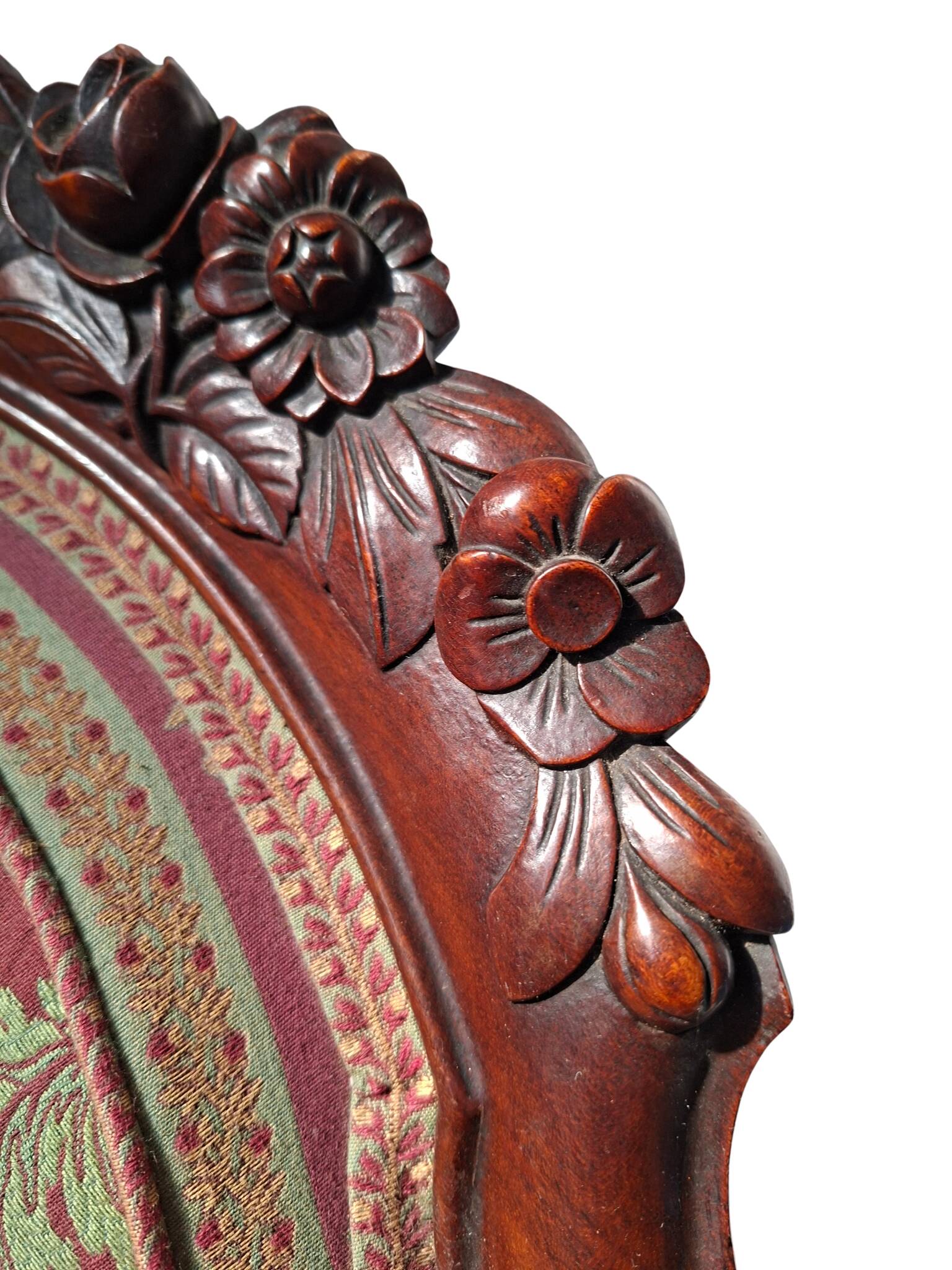 Coppia di Poltrone d'Epoca - Stile Luigi XV (Anni '60) in Pregiato Ciliegio