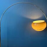 Mid-century space age mushroom arc floor lamp by GEPO