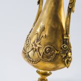 Old brass candle holder early xxth