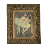 Pastel painting entitled "dance competition" by Charles Bernard 1933