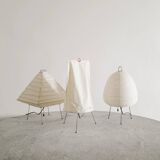 Vintage Mid Century "5X" Desk Table Lamp by Isamu Noguchi, 1960s