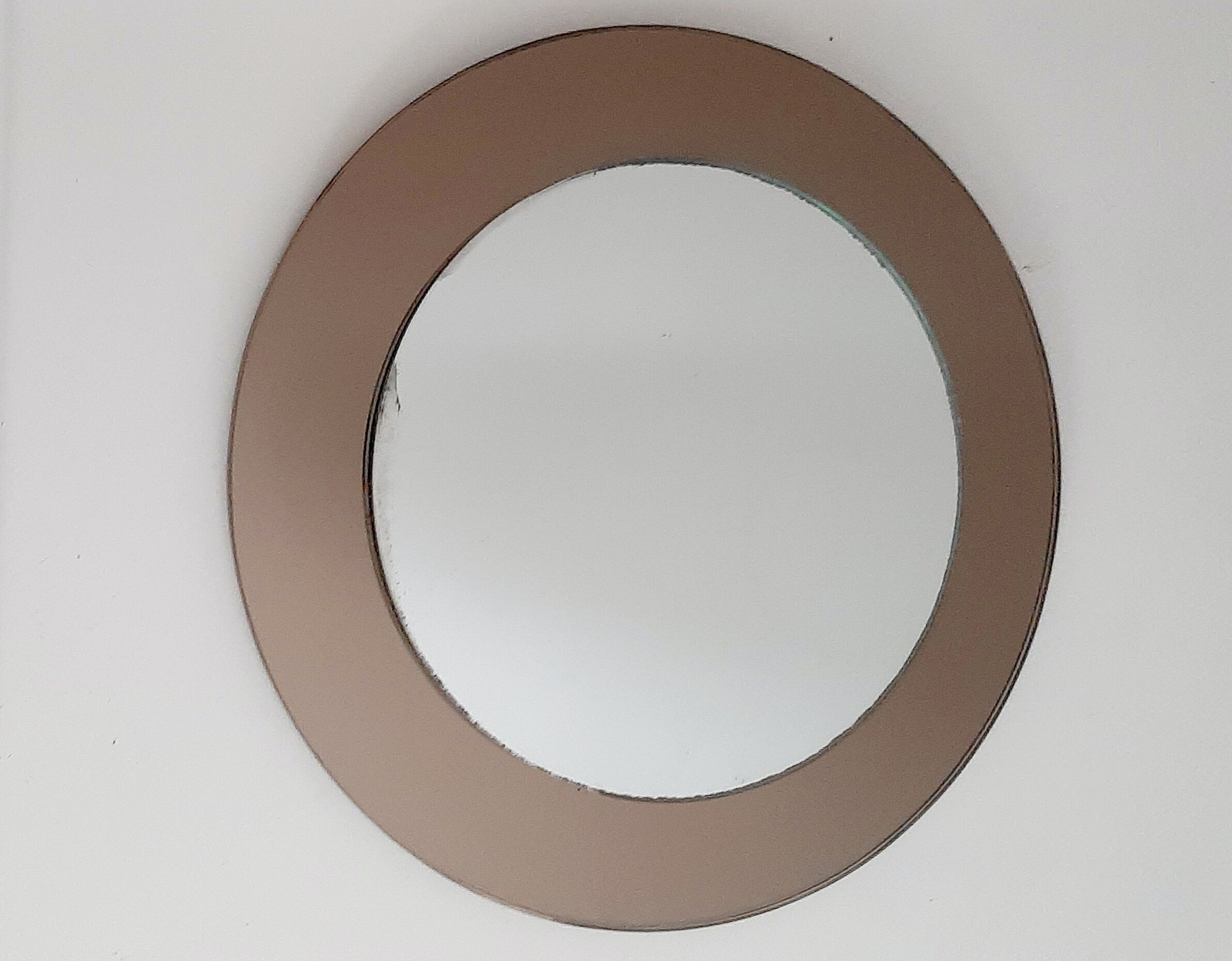 Smoked mirror 70s space age