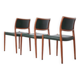3 x chaises Niels Møller modèle 80