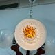 Mazzega design chandelier 1970