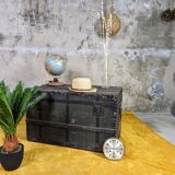 Antique travel trunk