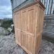 Parisian wardrobe / vintage wardrobe in raw wood