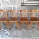 Set of four Luterma bistro chairs