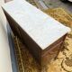 Antique Louis XVI style chest of drawers in Parisian style mahogany