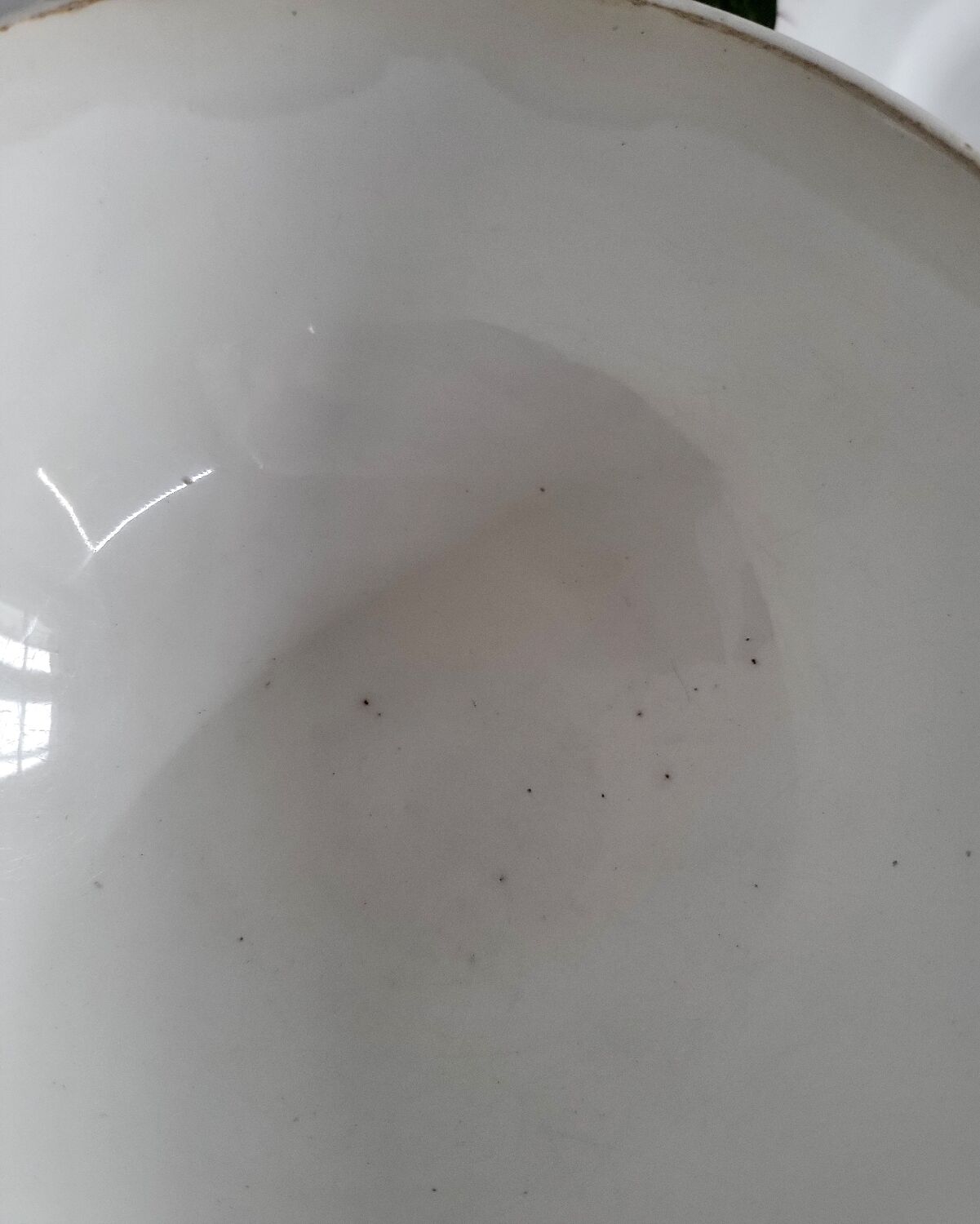 Antique faceted earthenware bowl, Digoin Badonviller