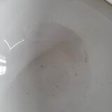 Antique faceted earthenware bowl, Digoin Badonviller