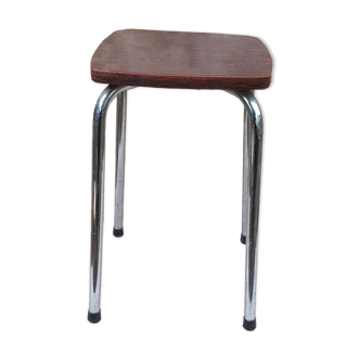 Metal and formica stool