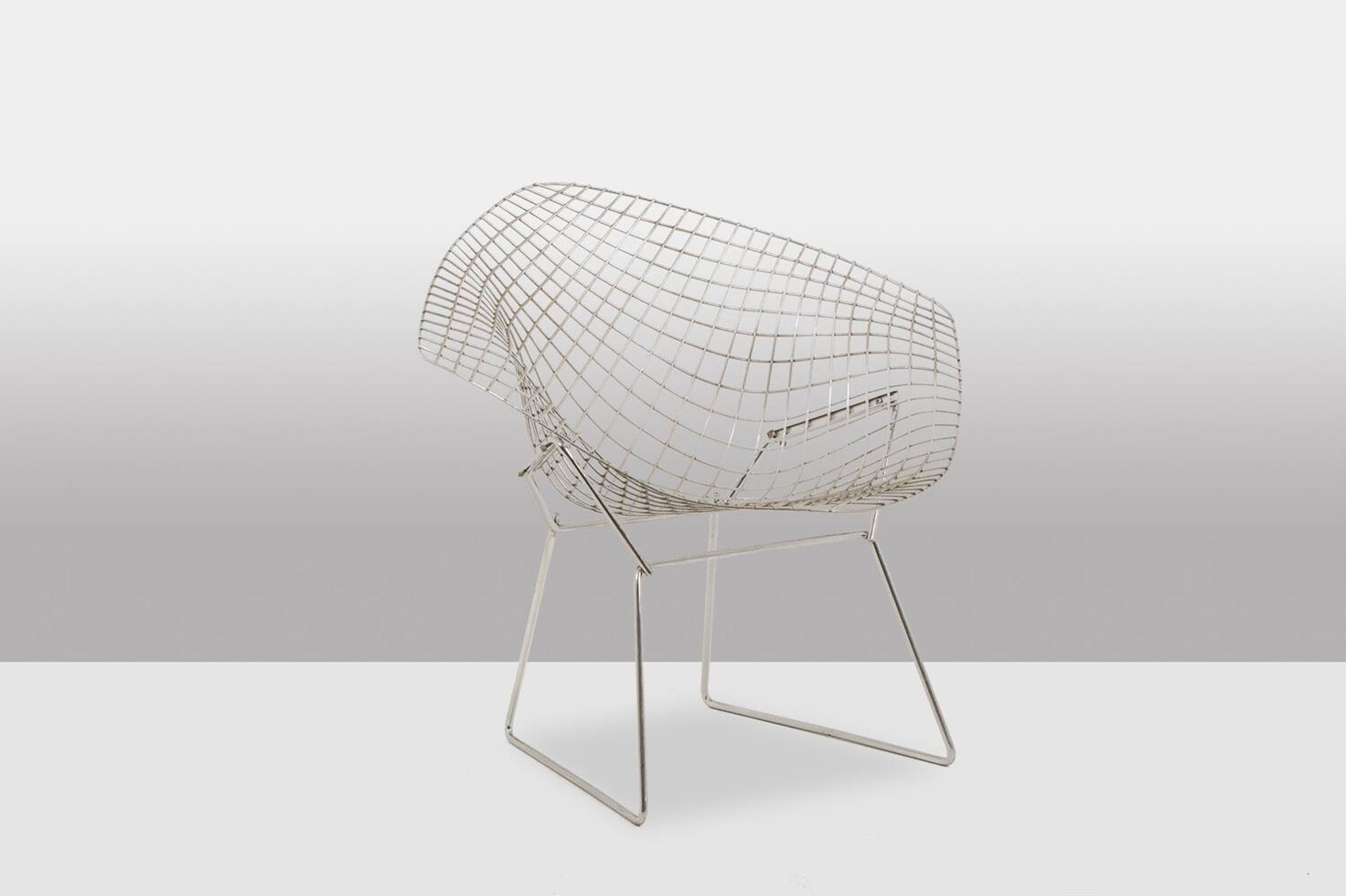 Harry Bertoia for Knoll. Set of 4 "Diamond" chairs. 1970s.