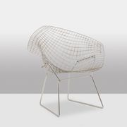 Harry Bertoia for Knoll. Set of 4 "Diamond" chairs. 1970s.