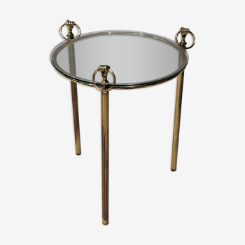 Neoclassical brass table