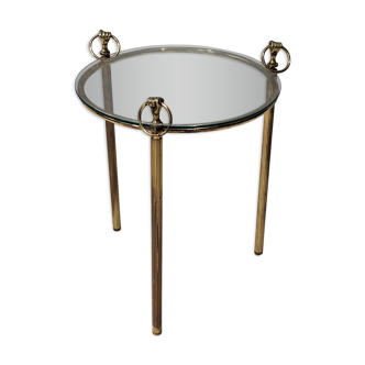 Neoclassical brass table