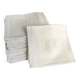 Damask napkins embroidered with an MA monogram