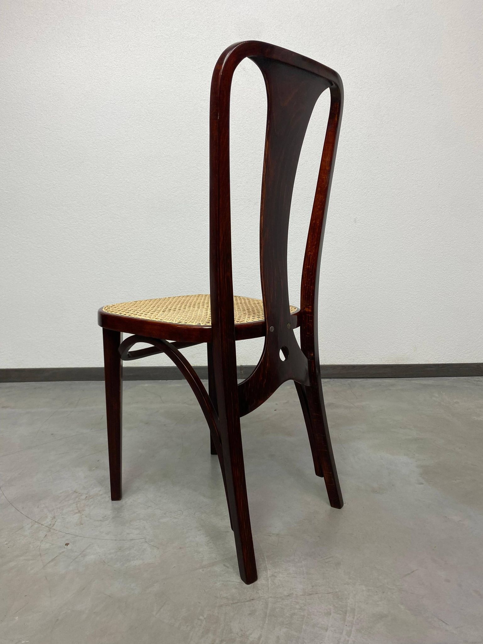 Chaise de salle à manger Sécession attribuée à Otto Prutscher pour Thonet