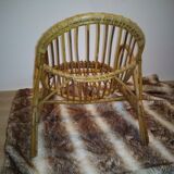Scandinavian rattan chair