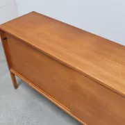 Walnut 'Abstracta' sideboard by Jos De Mey for Van Den Berghe-Pauvers, 1960s