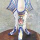 Quimper earthenware tricorn vase