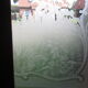 Separation of 3 engraved glass doors