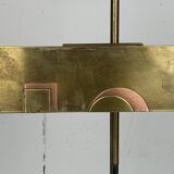 Brass Bauhaus Art Deco architectural Marcel Breuer style desk or table lamp