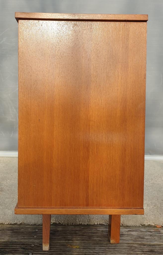 Sideboard 1960 diamond marquetry and showcase 180x45