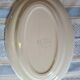 Small oval dish wolf mill model Lima blue décor