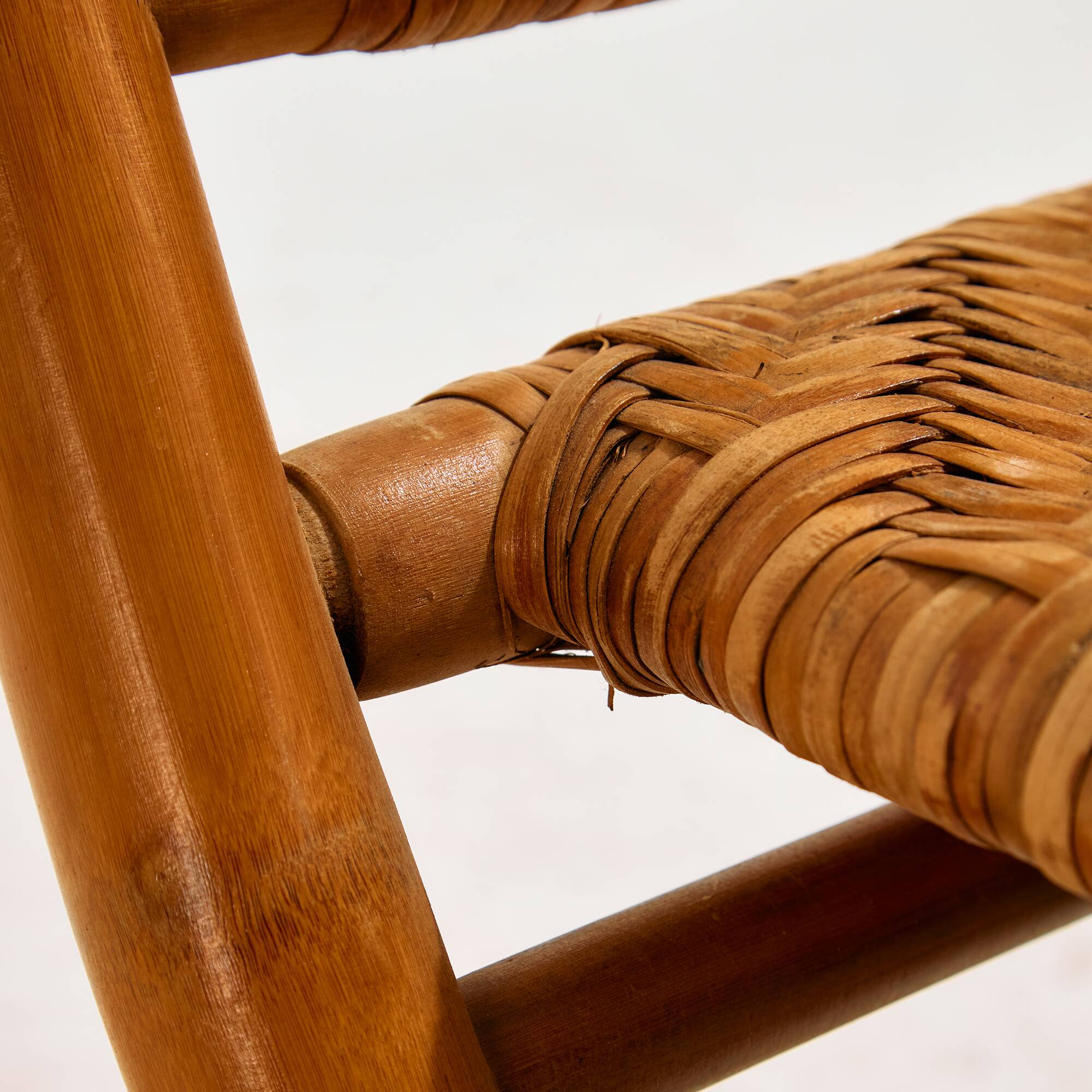 Foldable bamboo chair