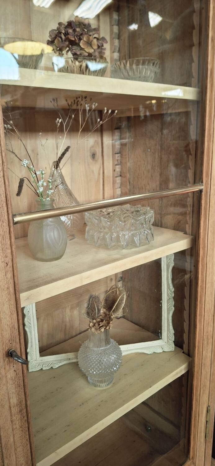 Grande vitrine ancienne de musée