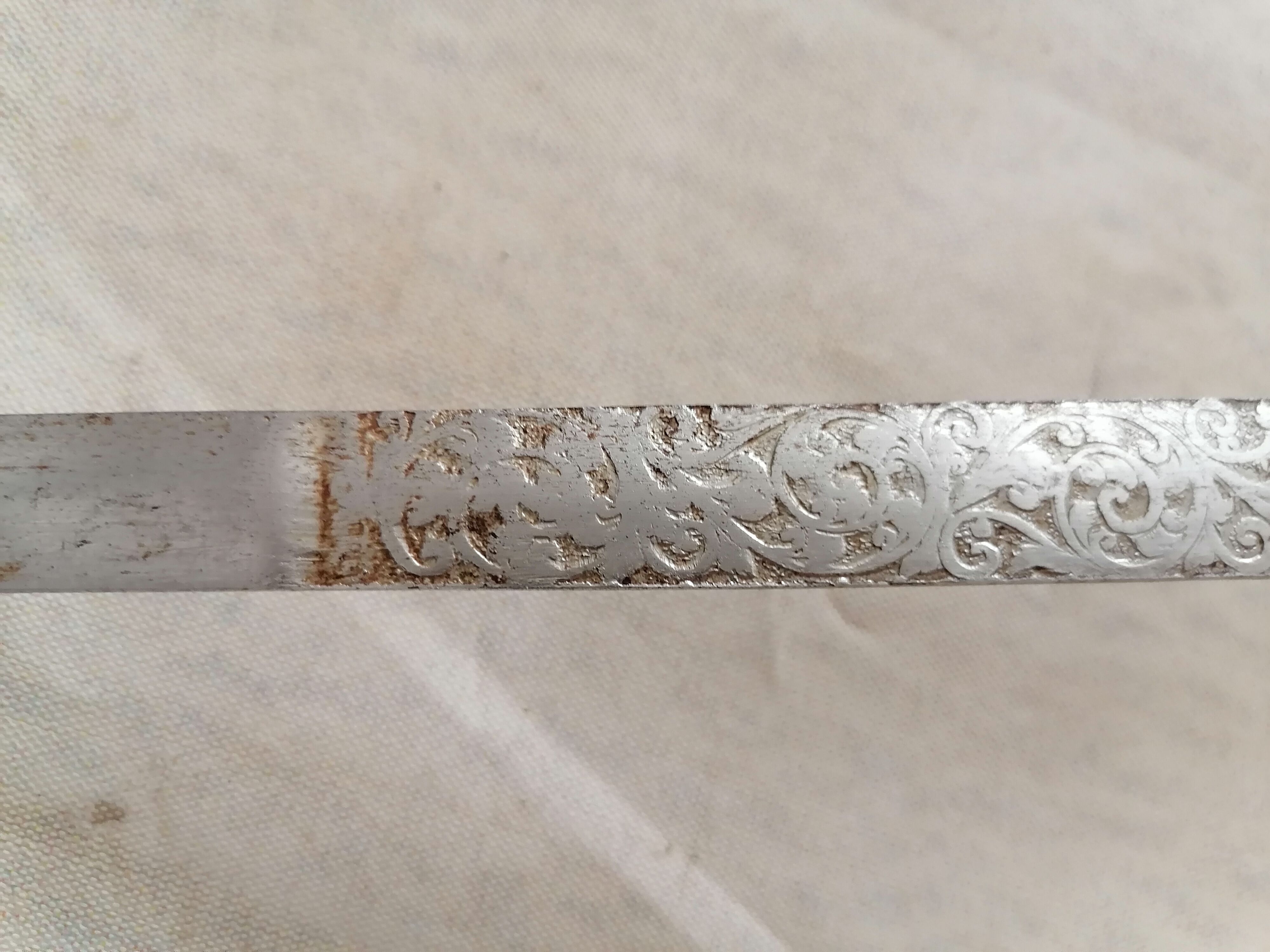 Ashtray sword metal 1960