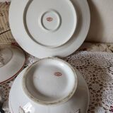 Circa 1900s Pillivuyt Gold 'BM' Monogrammed White Porcelain Soup Tureen