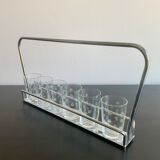 Set of 6 glasses,  1960s