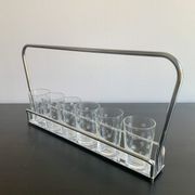 Set of 6 glasses,  1960s