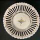 Malicorne openwork basket in earthenware decorated XXth