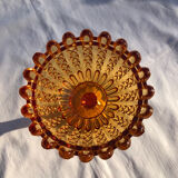 Amber glass calyx