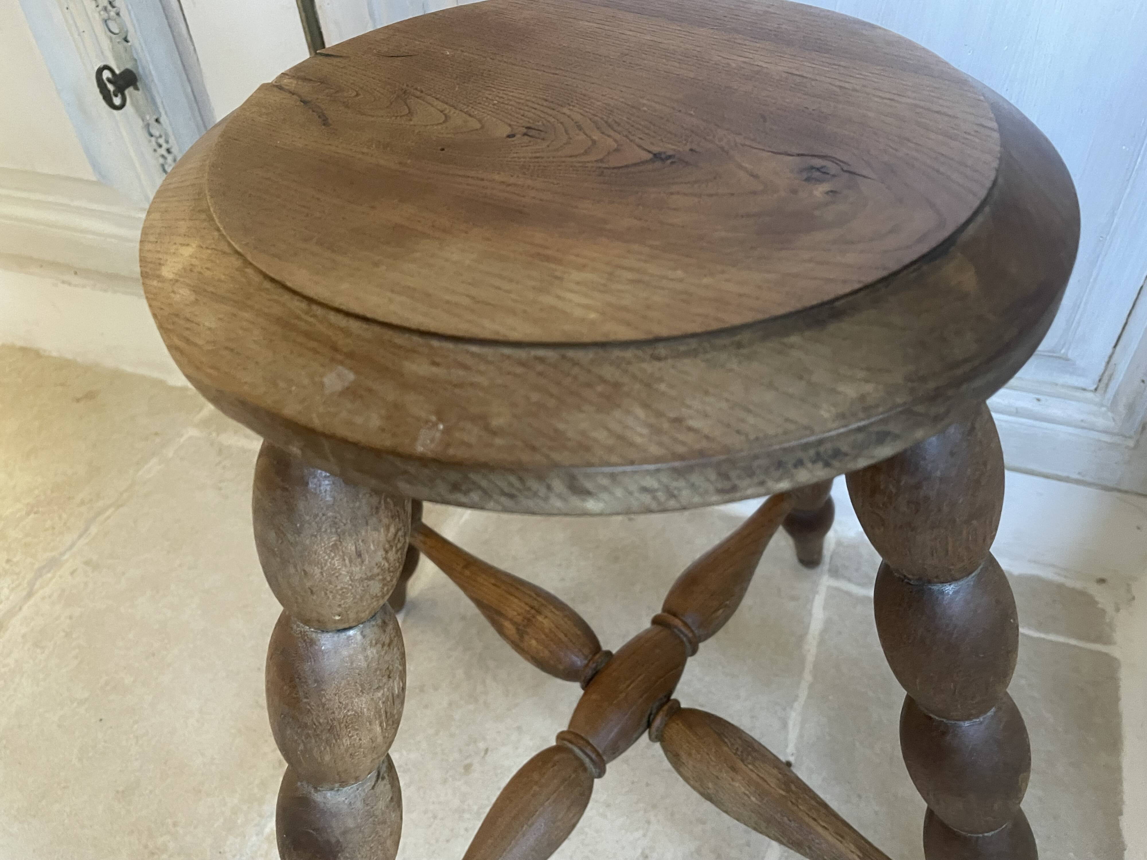 Vintage wooden stool