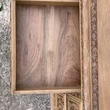 Carved solid Padouk chest of drawers 1950