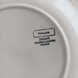 Set of 3 Digoin Sarreguemines Paradis dessert plates