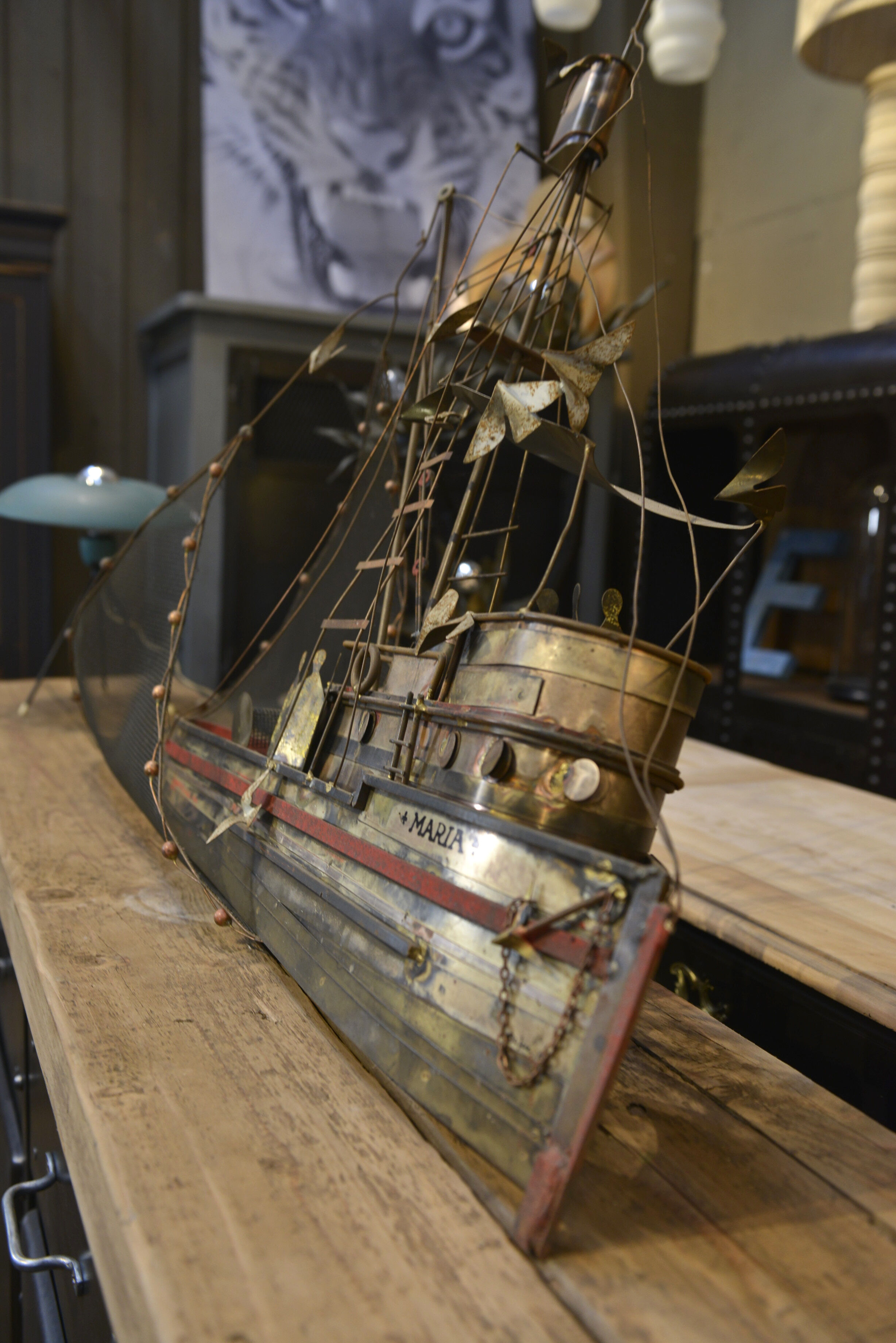 Brass Boat 1995 by Curtis Gere