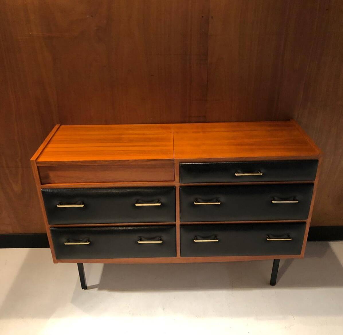 vintage teak dressing table