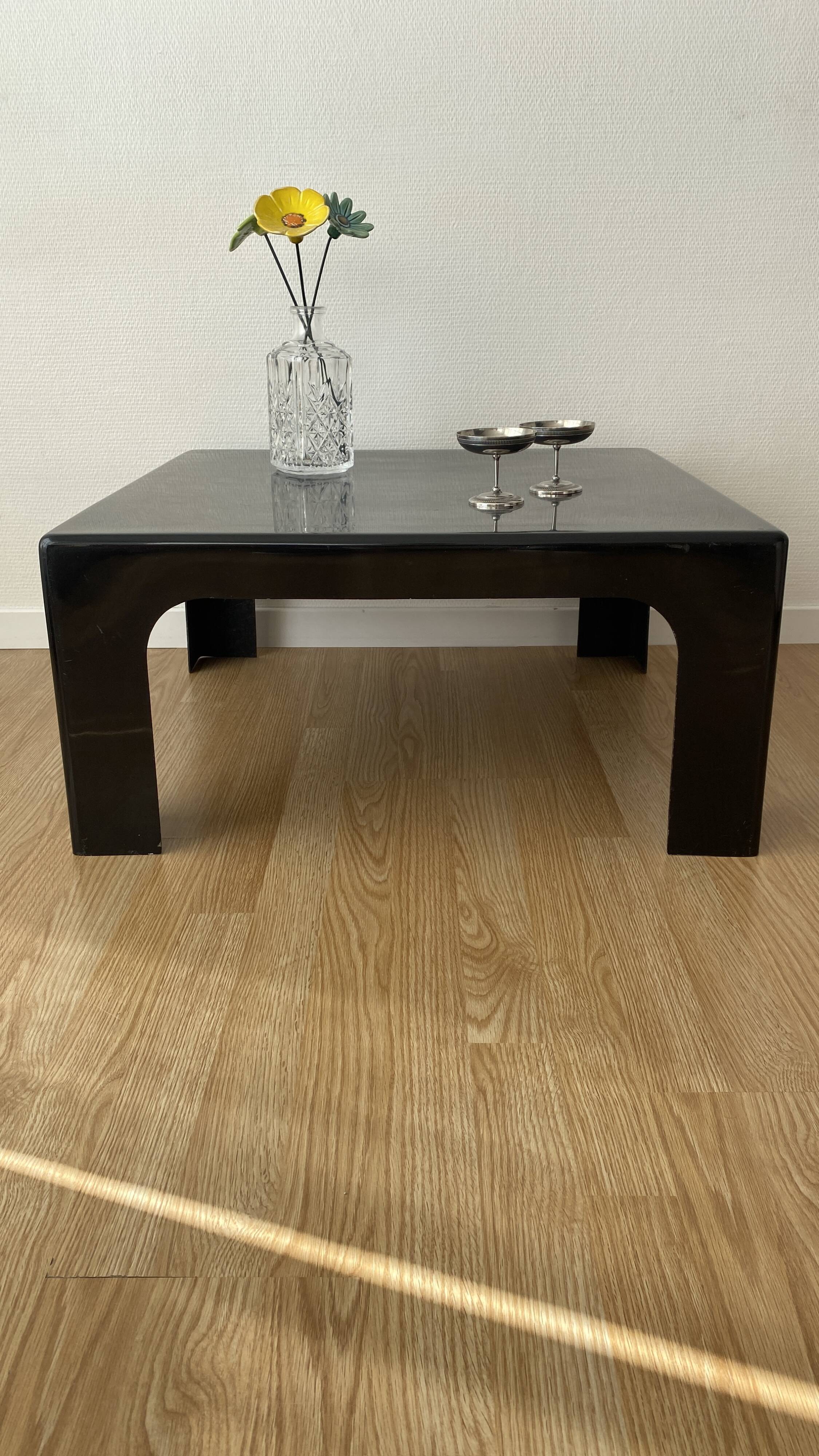 70s fiberglass coffee table