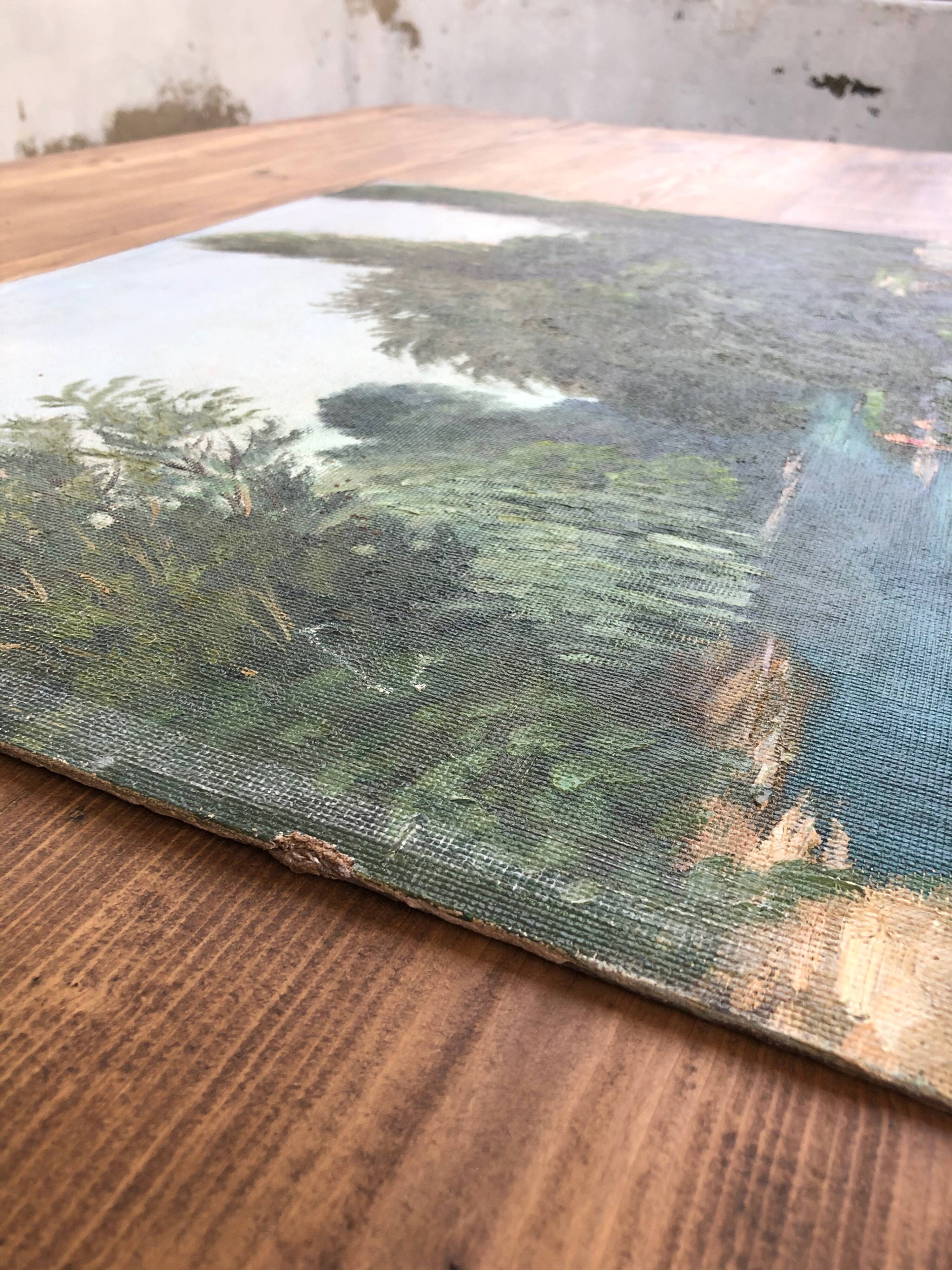 Oil painting “the Seine”