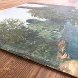 Peinture à l’huile « la Seine »